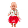 Doll Clothes Born Baby Fit 18 inch 40-43cm Unicorn Alpaca cactus dress Doll Accessories Clothes For Baby Festival Birthday Gift