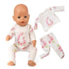Doll Clothes Born Baby Fit 18 inch 40-43cm Unicorn Alpaca cactus dress Doll Accessories Clothes For Baby Festival Birthday Gift