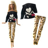 NK 2019 Newest Doll Dress Fashion Casual Wear Handmade Clothes  Outfits For Barbie Doll Accessories  Best DIY Toys For Doll  JJ