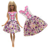 NK 2019 Newest Doll Dress Fashion Casual Wear Handmade Clothes  Outfits For Barbie Doll Accessories  Best DIY Toys For Doll  JJ