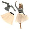 NK 2019 Newest Doll Dress Fashion Casual Wear Handmade Clothes  Outfits For Barbie Doll Accessories  Best DIY Toys For Doll  JJ