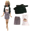 NK 2019 Newest Doll Dress Fashion Casual Wear Handmade Clothes  Outfits For Barbie Doll Accessories  Best DIY Toys For Doll  JJ